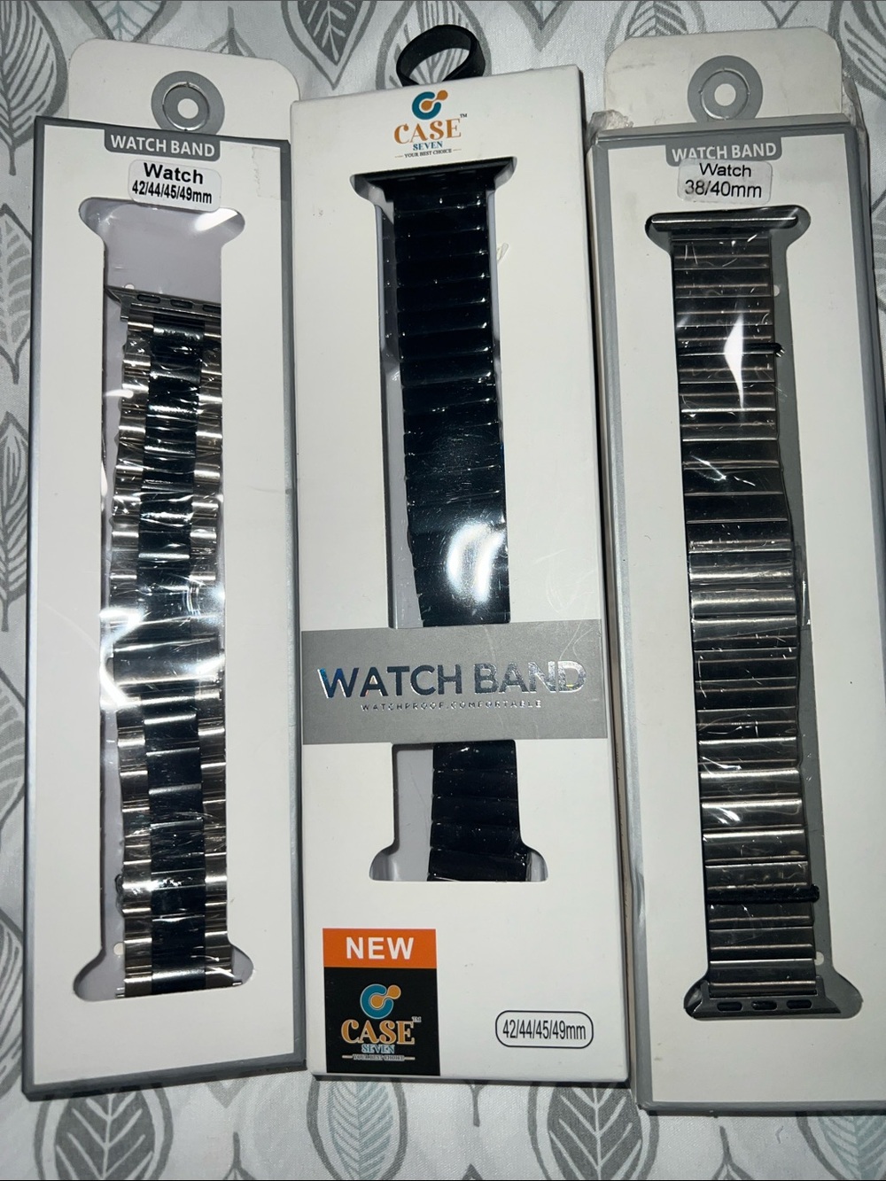 Watch Band Stainless Steel Link Replacement - Black